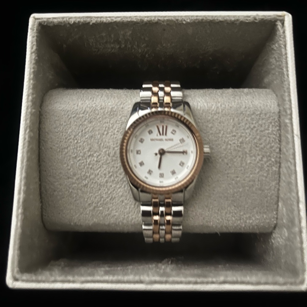 Michael Kors Two-Tone Silver and Gold Women's Watch